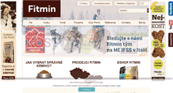 Desktop Screenshot of fitmin.cz